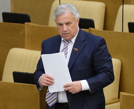 Plenary meeting of the State Duma of the Russian Federation
