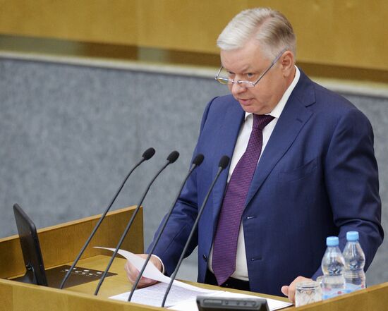Plenary meeting of the State Duma of the Russian Federation