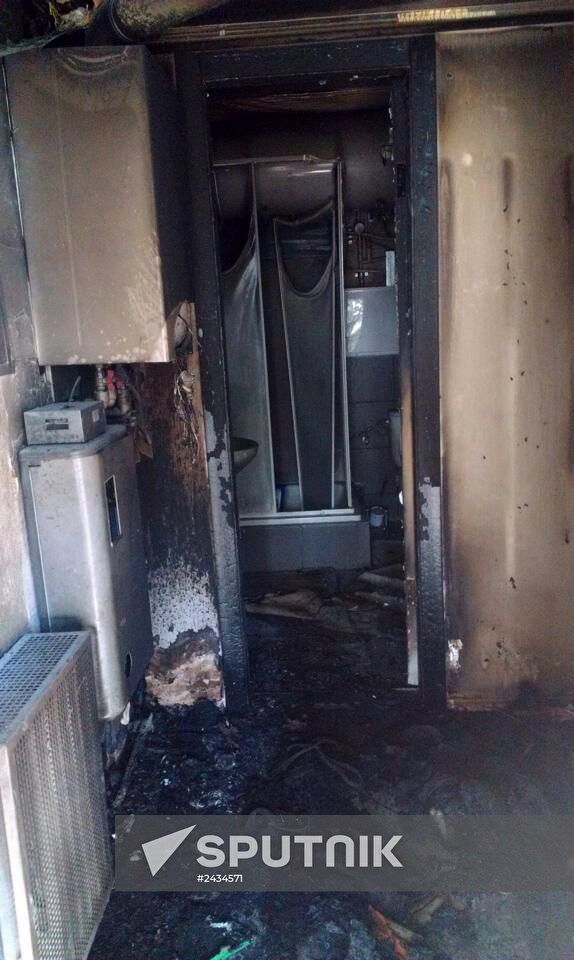 South-East Movement leader Oleg Tsaryov's house burnt in Dnepropetrovsk