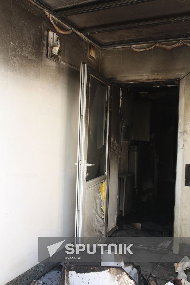 South-East Movement leader Oleg Tsaryov's house burnt in Dnepropetrovsk