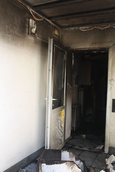 South-East Movement leader Oleg Tsaryov's house burnt in Dnepropetrovsk