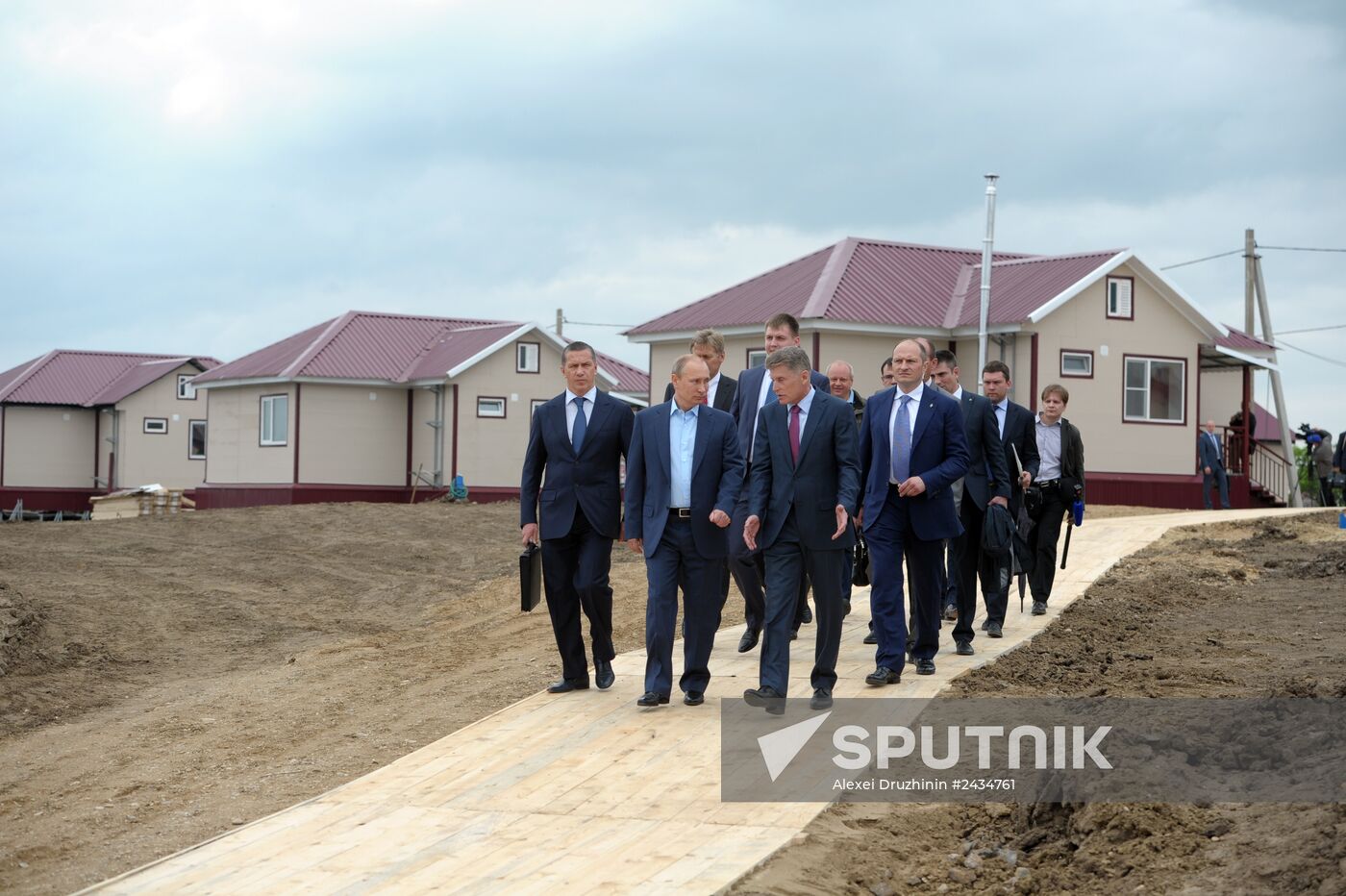 Vladimir Putin visits Blagoveshchensk