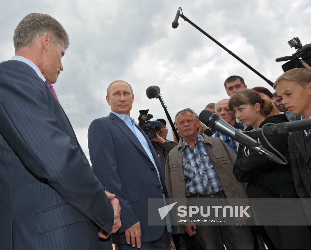 Vladimir Putin visits Blagoveshchensk