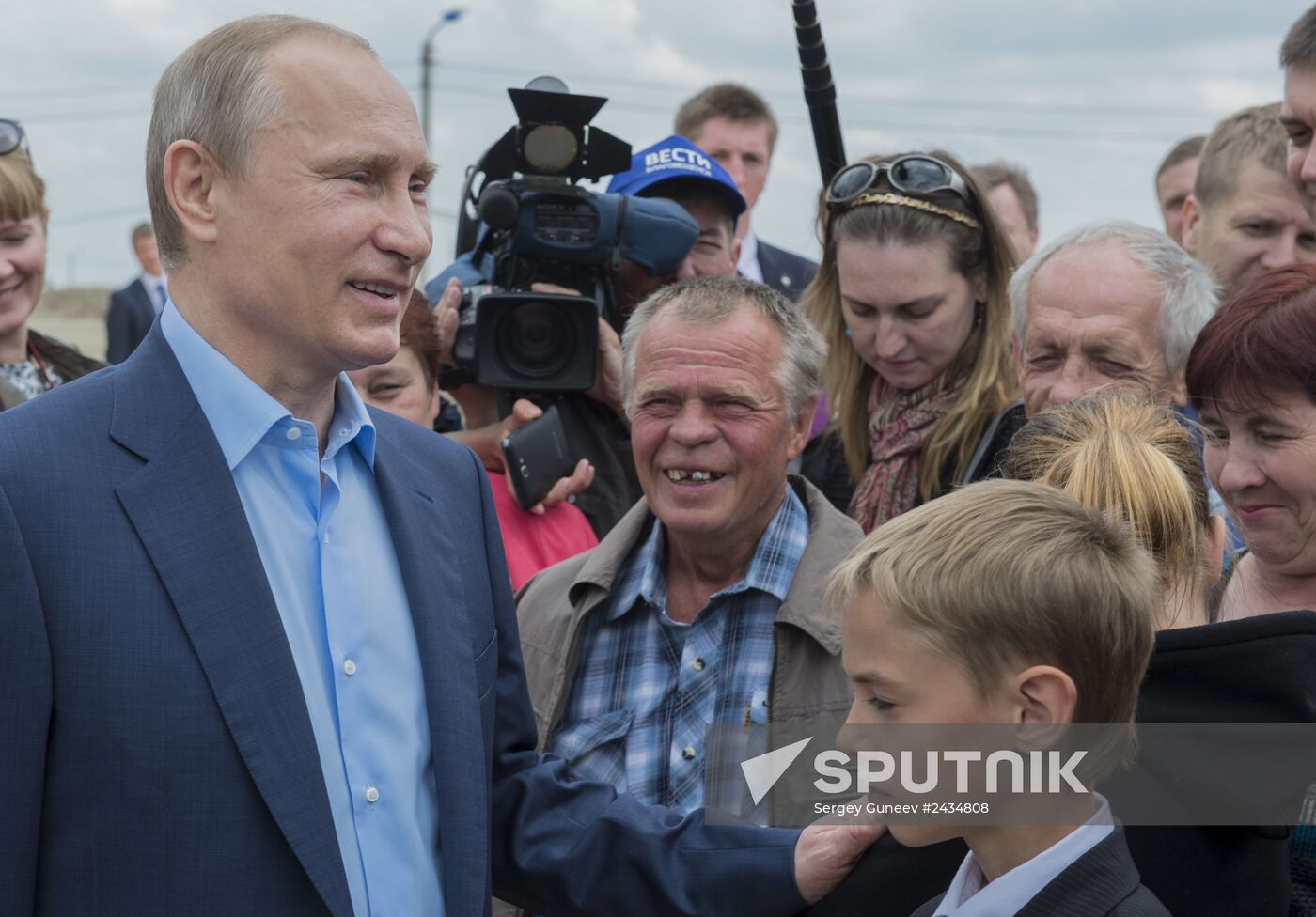 Vladimir Putin visits Blagoveshchensk