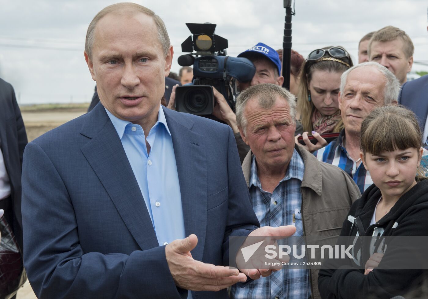 Vladimir Putin visits Blagoveshchensk