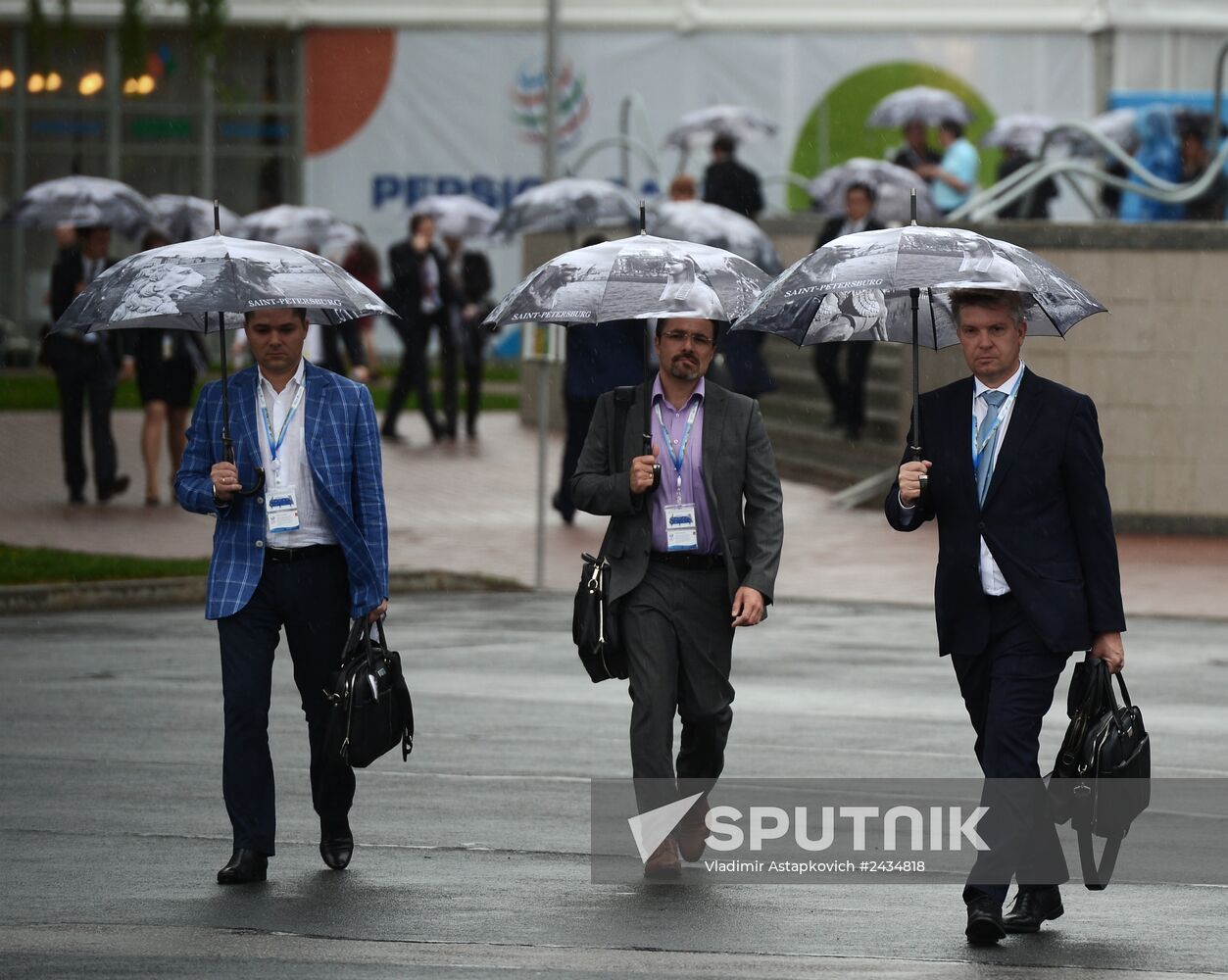 The St. Petersburg International Economic Forum. Day One
