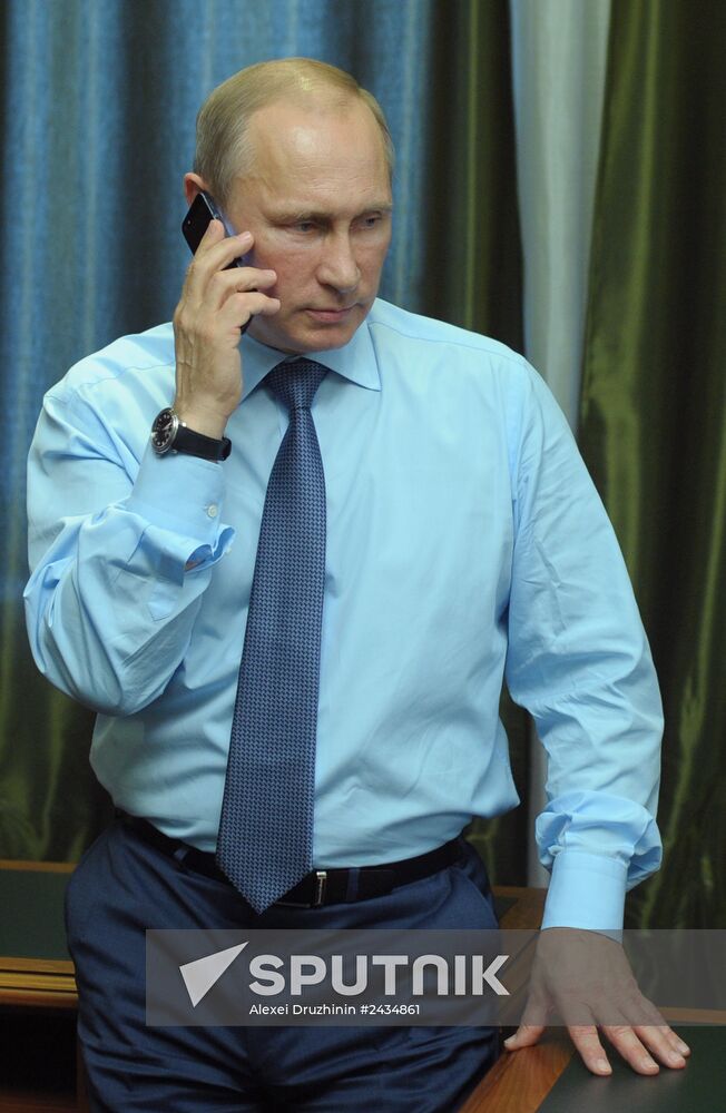 Vladimir Putin visits Blagoveshchensk