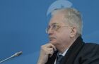 State Hermitage Museum general director Mikhail Piotrovsky at the panel session "The Broadening Impact of Emerging Market Corporate Philanthropy," during the St. Petersburg International Economic Forum. Location: Russia, St. Petersburg. Author: Alexei Danichev/Sputnik. St. Petersburg International Economic Forum. Day One