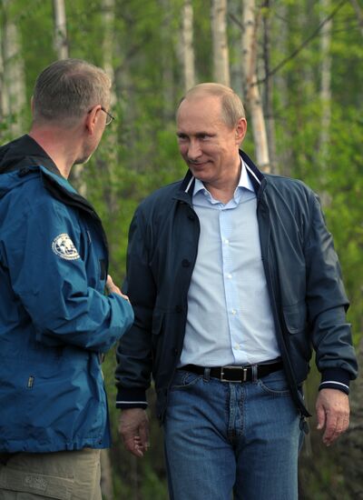Putin's working trip to Blagoveshchensk
