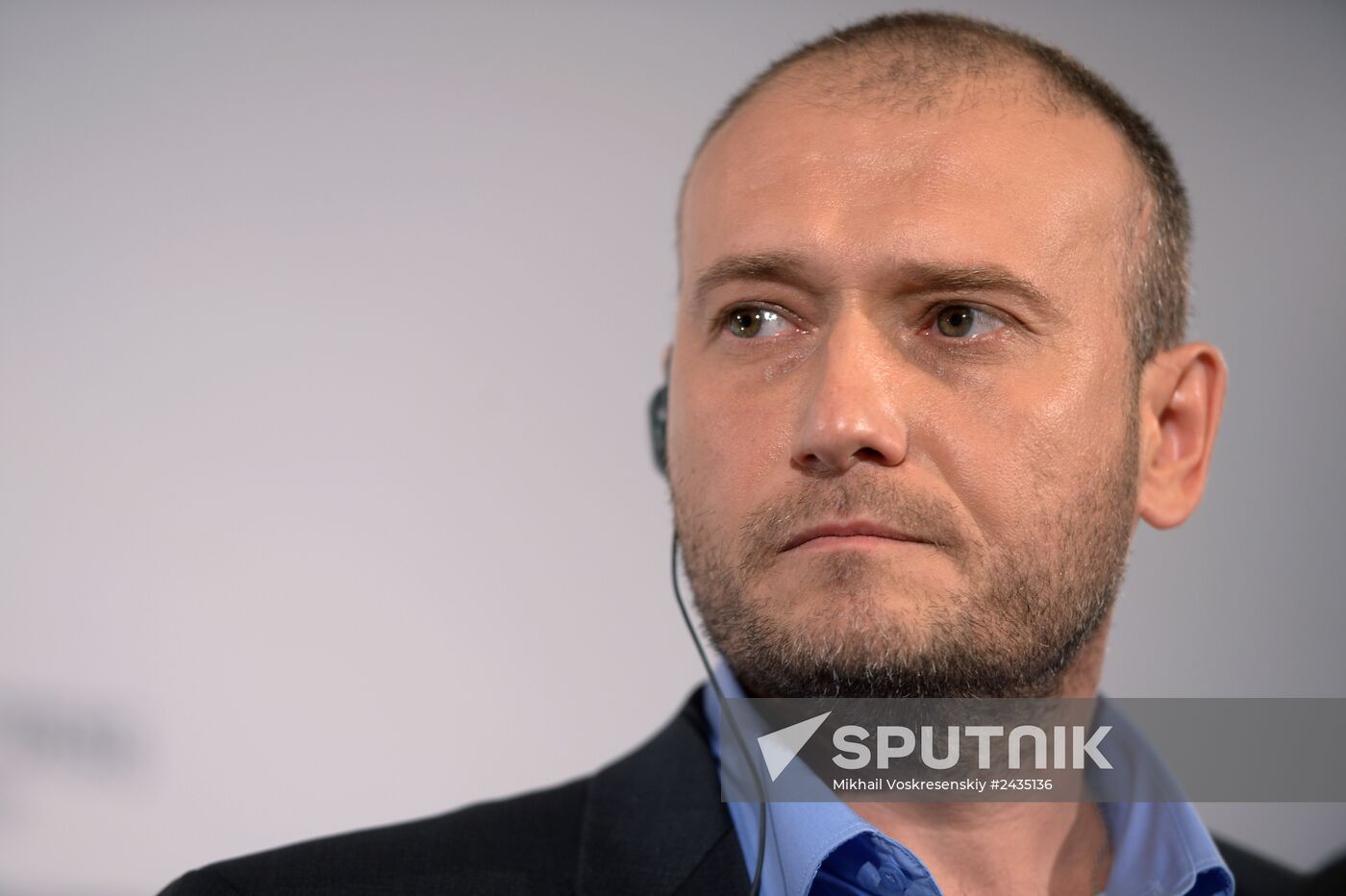 Right Sector leader Dmitry Yarosh holds news conference