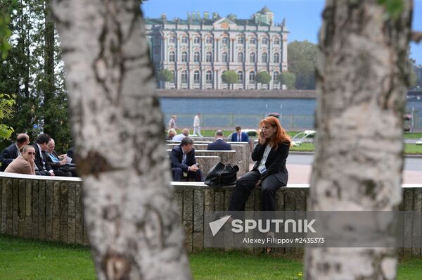 The St. Petersburg International Economic Forum. Day One