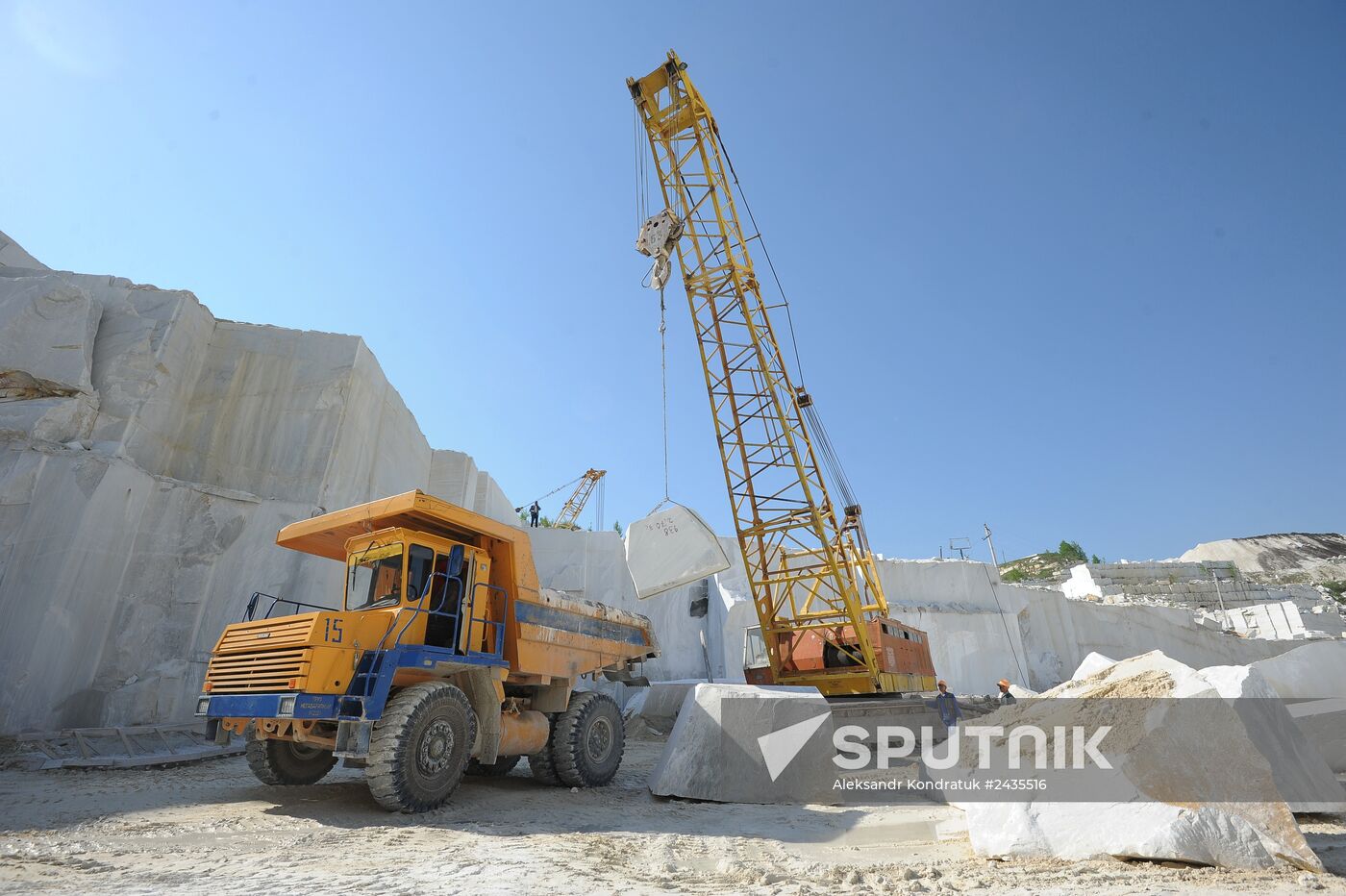 Marble extraction and processing in Chelyabinsk Region