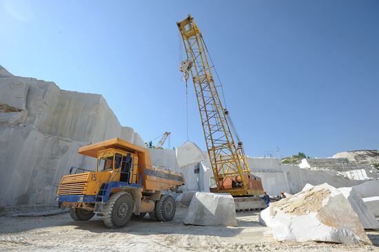 Marble extraction and processing in Chelyabinsk Region