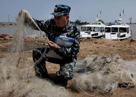 Coast Guard unit on Lake Khanka