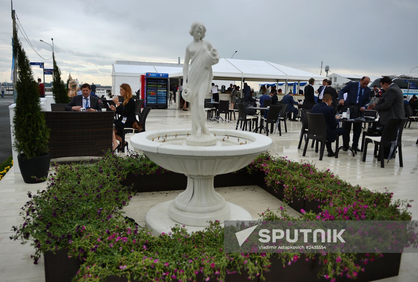 The St. Petersburg International Economic Forum. Day One