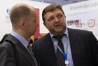 Governor of the Kirov Region Nikita Belykh, right, attends the St. Petersburg International Economic Forum. Location: Russia, St. Petersburg. Author: Igor Russak/Sputnik. The St. Petersburg International Economic Forum. Day One