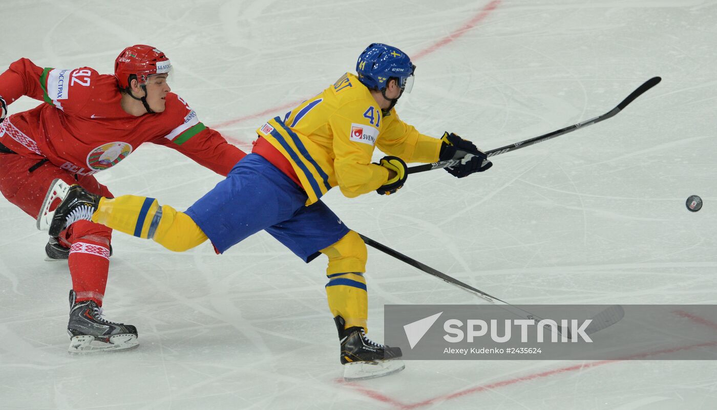 IIHF World Championships. Sweden vs. Belarus