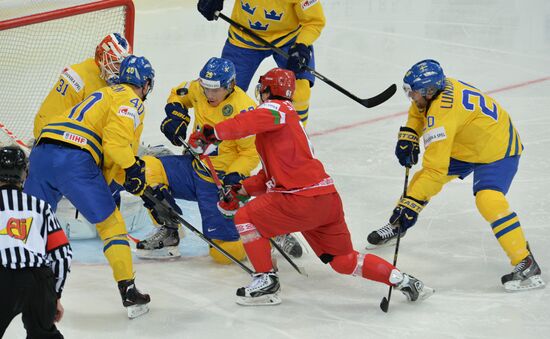 IIHF World Championships. Sweden vs. Belarus