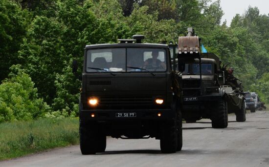 Ukraine's National Guard checkpoint assaulted by unidentified persons