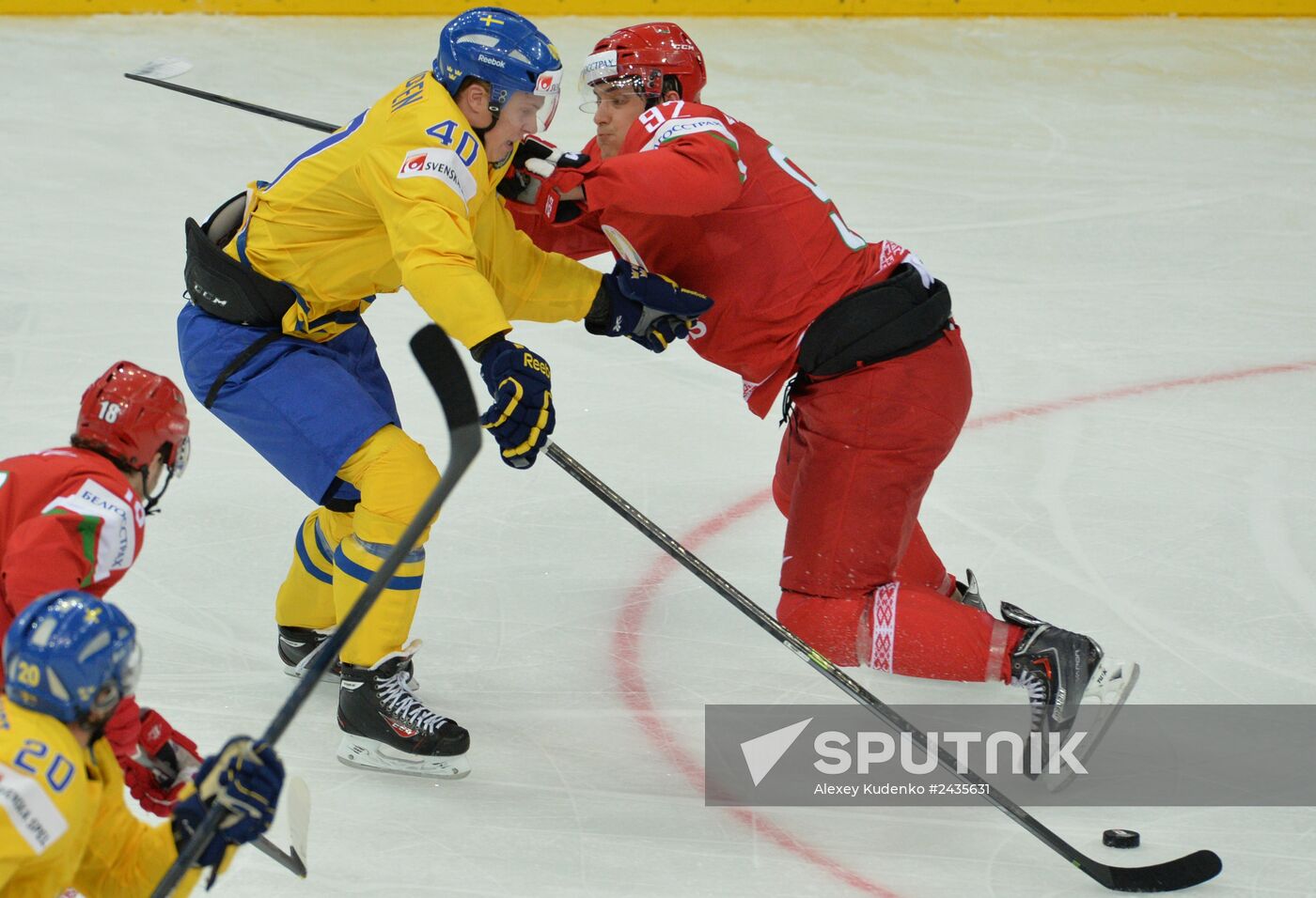 IIHF World Championships. Sweden vs. Belarus