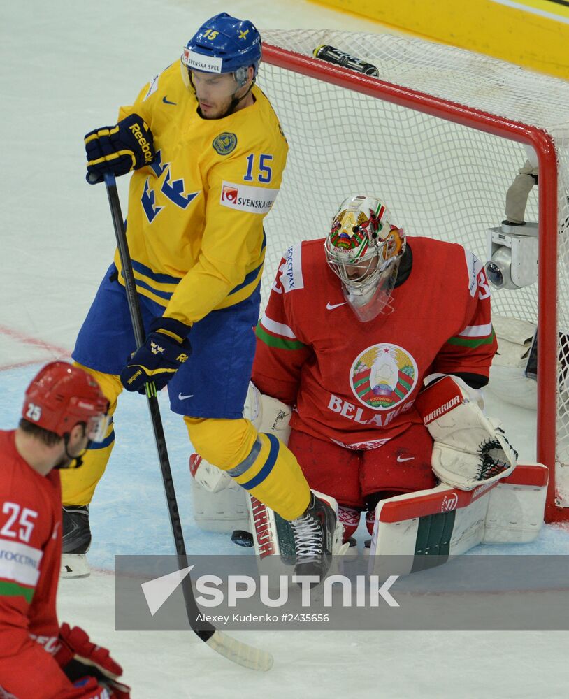 IIHF World Championships. Sweden vs. Belarus
