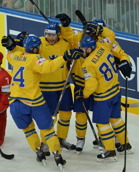 IIHF World Championships. Sweden vs. Belarus