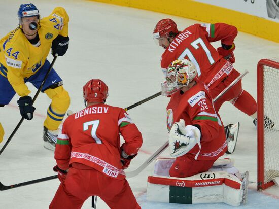 IIHF World Championships. Sweden vs. Belarus