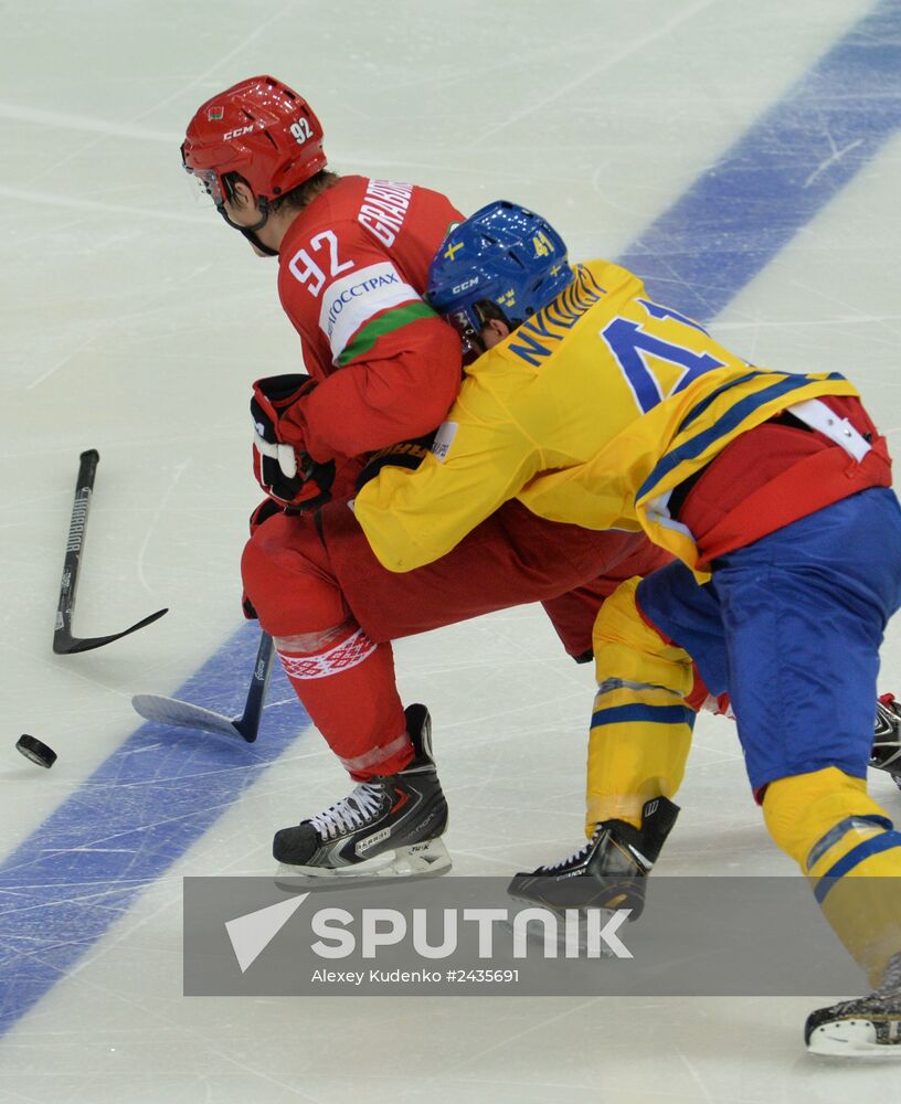 IIHF World Championships. Sweden vs. Belarus