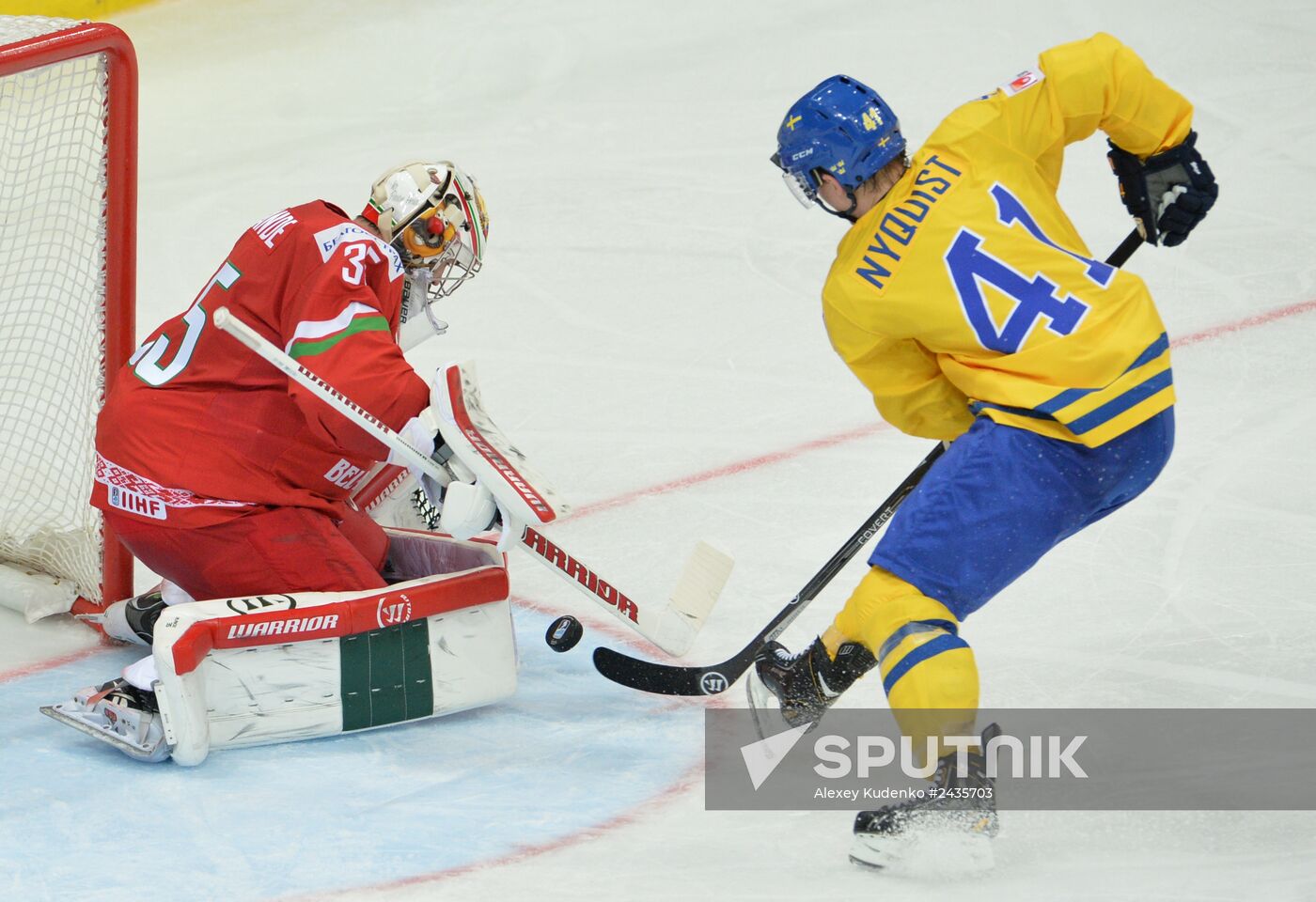IIHF World Championships. Sweden vs. Belarus