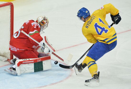 IIHF World Championships. Sweden vs. Belarus