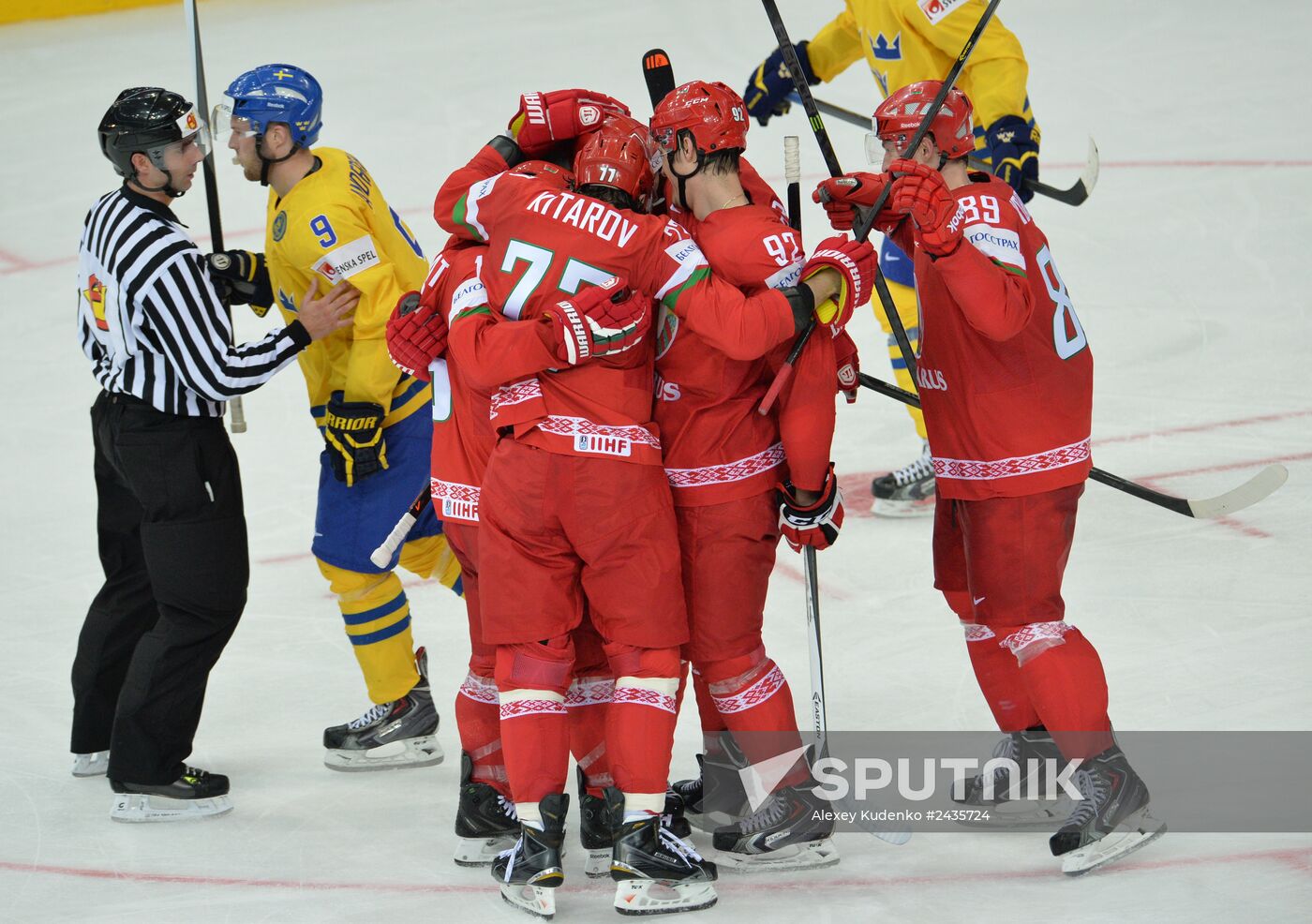 IIHF World Championships. Sweden vs. Belarus