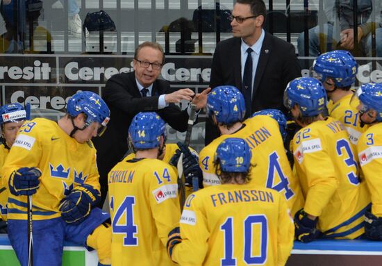IIHF World Championships. Sweden vs. Belarus