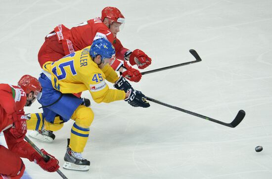 IIHF World Championships. Sweden vs. Belarus