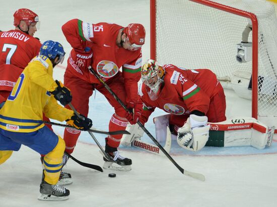 IIHF World Championships. Sweden vs. Belarus