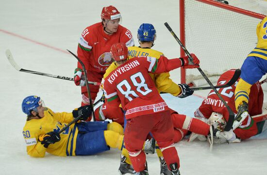 IIHF World Championships. Sweden vs. Belarus
