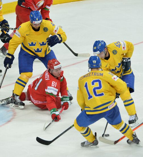 IIHF World Championships. Sweden vs. Belarus