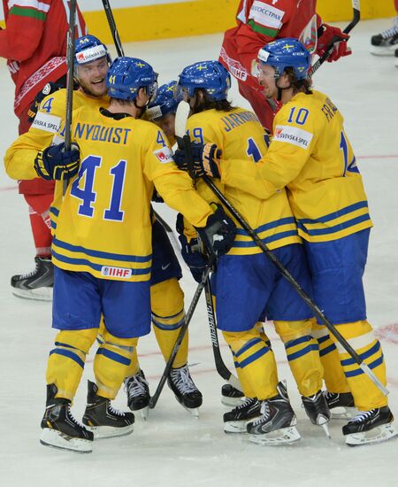 IIHF World Championships. Sweden vs. Belarus