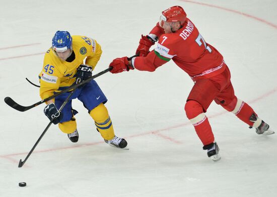 IIHF World Championships. Sweden vs. Belarus