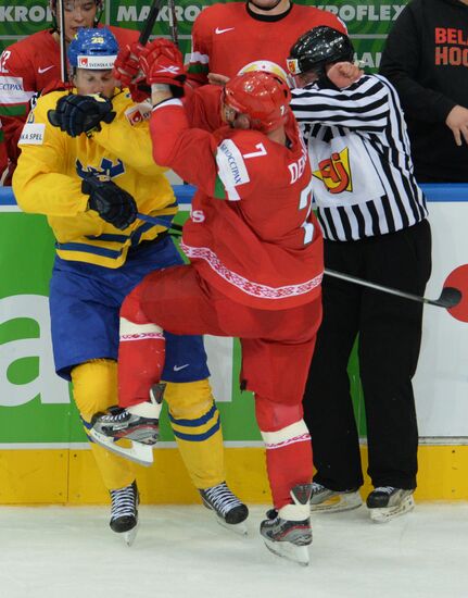 IIHF World Championships. Sweden vs. Belarus