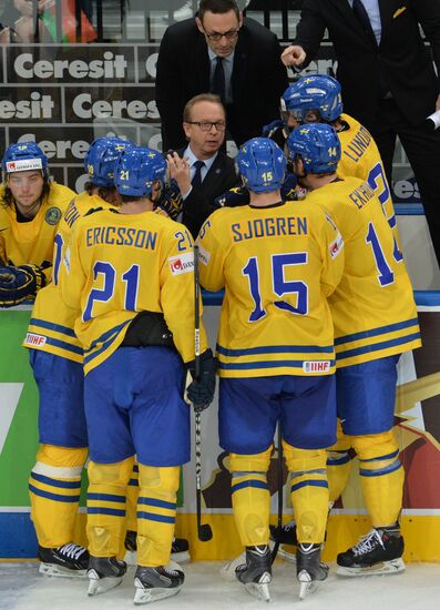 IIHF World Championships. Sweden vs. Belarus