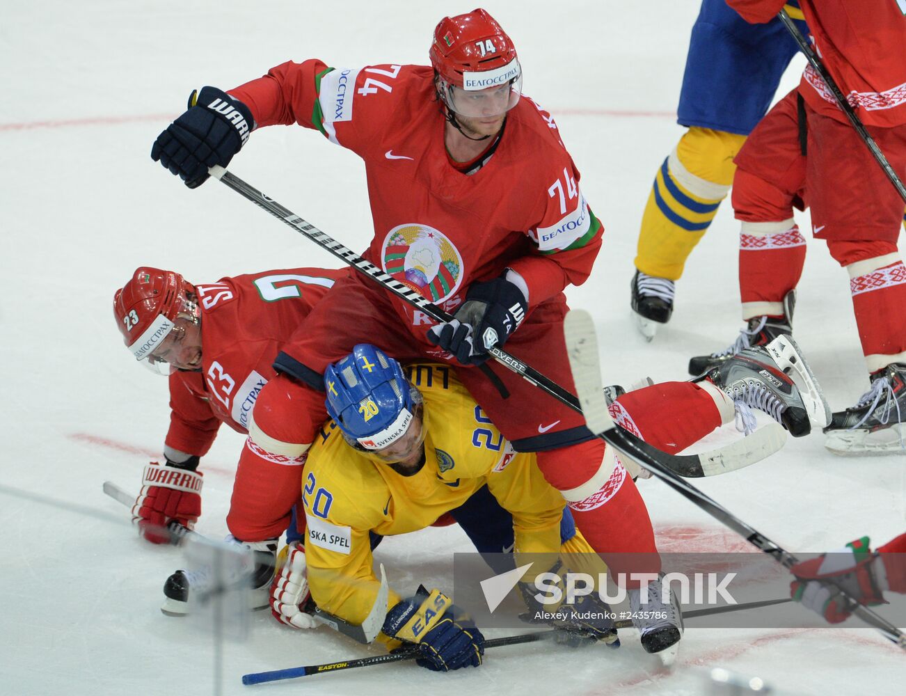 IIHF World Championships. Sweden vs. Belarus