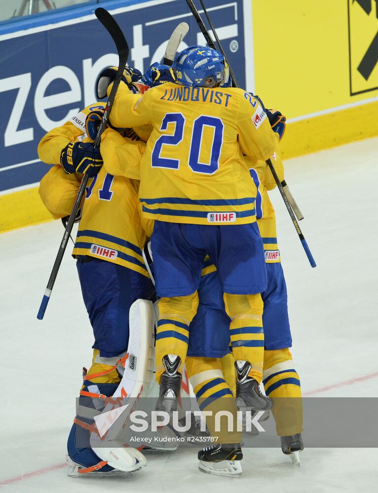 IIHF World Championships. Sweden vs. Belarus