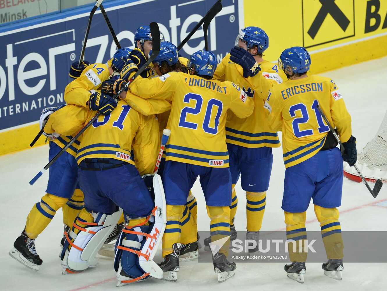 IIHF World Championships. Sweden vs. Belarus