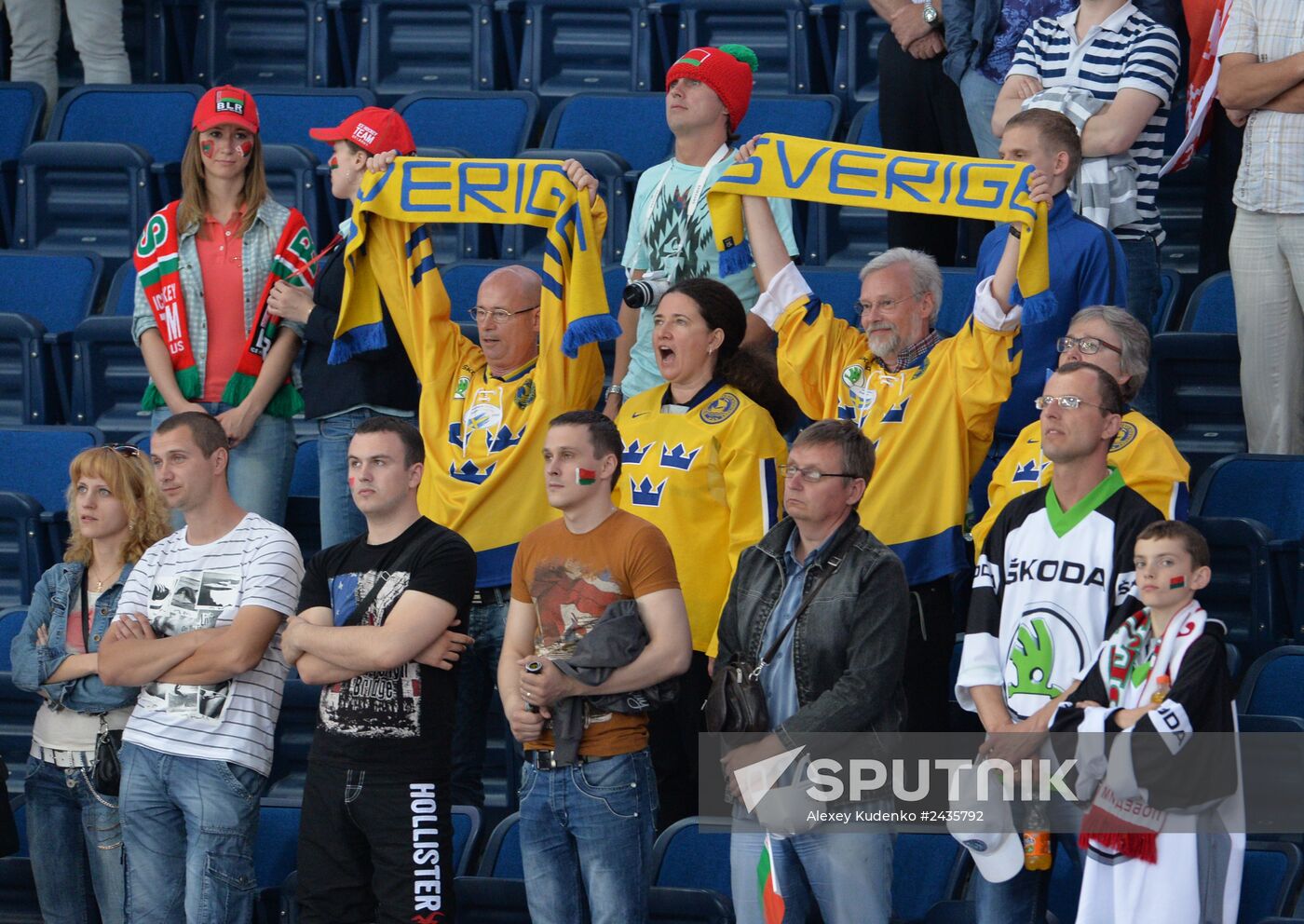 IIHF World Championships. Sweden vs. Belarus