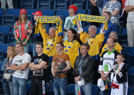 IIHF World Championships. Sweden vs. Belarus