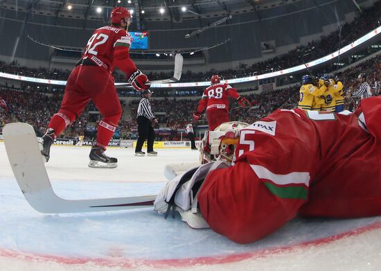 IIHF World Championships. Sweden vs. Belarus