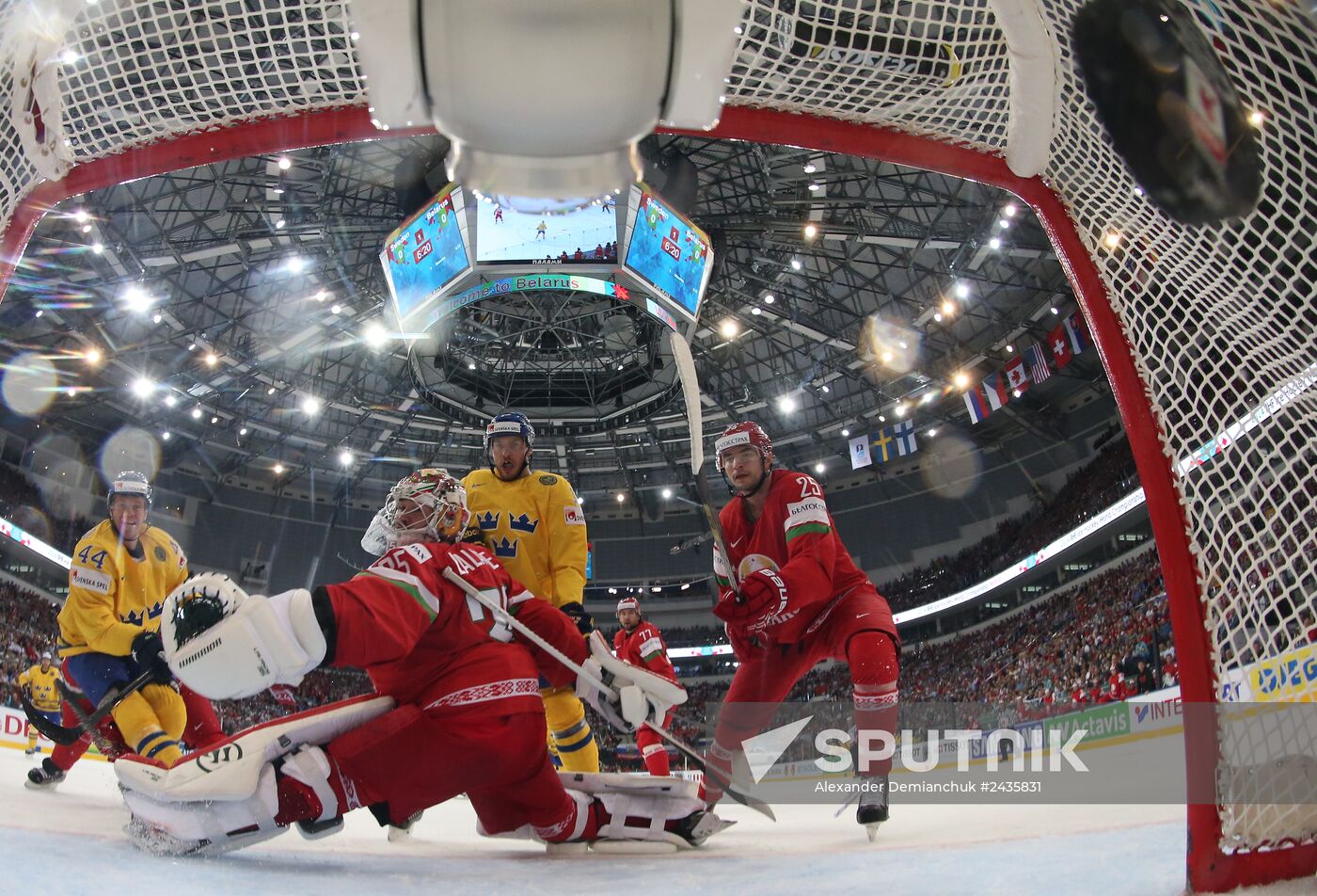 IIHF World Championships. Sweden vs. Belarus