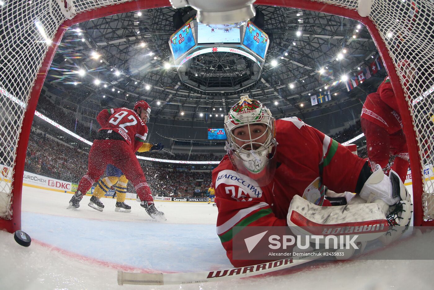 2014 Men's World Ice Hockey Championships. Sweden vs. Belarus