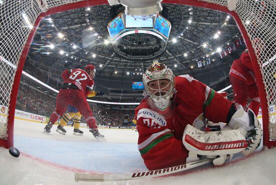 2014 Men's World Ice Hockey Championships. Sweden vs. Belarus