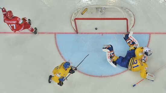 IIHF World Championships. Sweden vs. Belarus